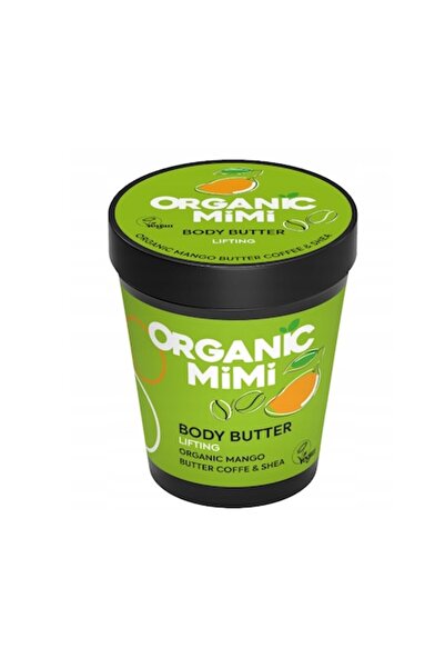 ORGANİC MİMİ Unt de corp cu mango și cafea, efect de lifting, 200 ml