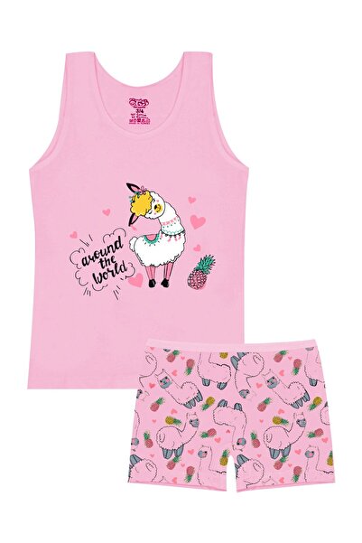 Öts Κοριτσίστικο μπλουζάκι Boxer ελαστικό ύφασμα Pink Sheep (96% βαμβάκι - 4% ελαστάνη)