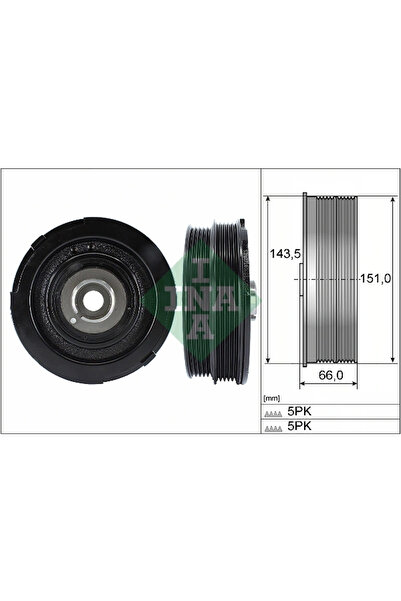 FAG Fulie Curea Arbore Cotit Bmw 3/5