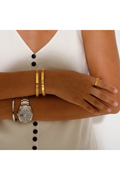 ElectraStore Set of 2 Luxury LOVE Bracelets