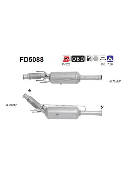 As Filtru Funingine/Particule Sist.De Esapament Citroen C4 2/DS4/DS5 Peugeot ...