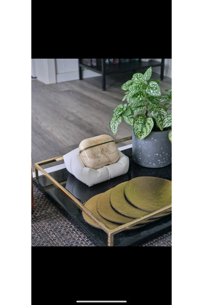 SS 3D MODELLEME حامل سماعات بلوتوث Airpod، حامل سماعات عصري مزخرف