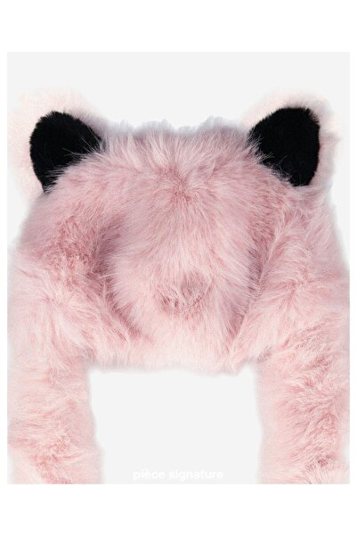 PIECE SIGNATURE Panda Plush Beanie for Women