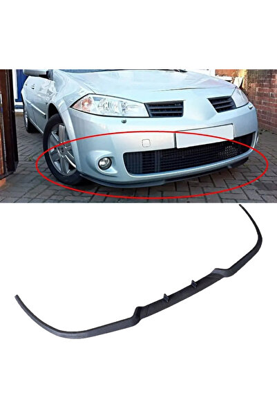 bestuning Renault Megane 2 Uyumlu Evrensel Universal 3 Parça Cupra Kupra Ön Ek Tampon Dili Lip Esnek Karlık