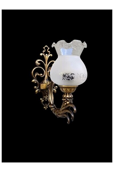 DEDE Grapes Shape Zamak Metal Wall Light with Antiqued Finish and Matte White Color Glass