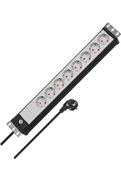 Brennenstuhl Premium-Line 8 Soketli 3 Metre Kablolu Server Dolabı Uyumlu 16 A...