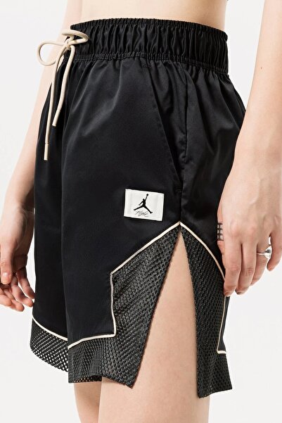 Nike Jordan Essential Diamond Loose Fit Shorts Kadın Dokuma Geniş Kalıp Şort Siyah