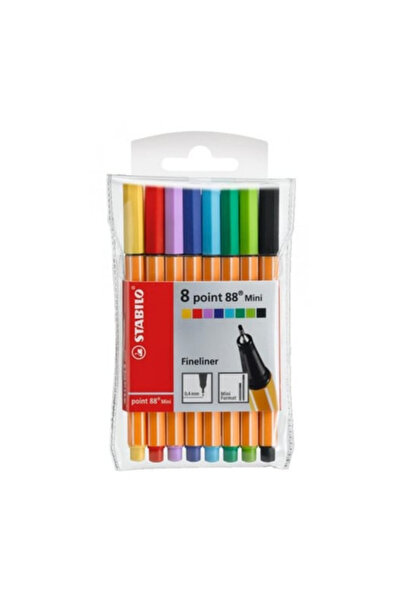 Stabilo Point 88 Mini 8 Colors 68808-1