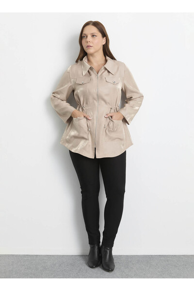 Selen Normal Taş Kadın Ceket 25KSL1544