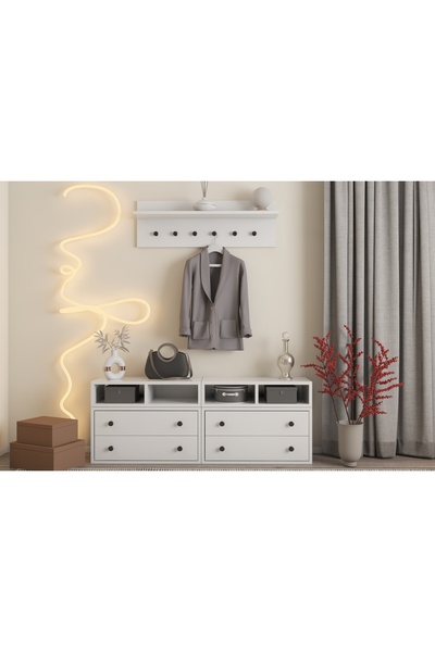 nettrends.net the new trend of shopping Modüler Portmanto – Askılı Raflı, Çek...