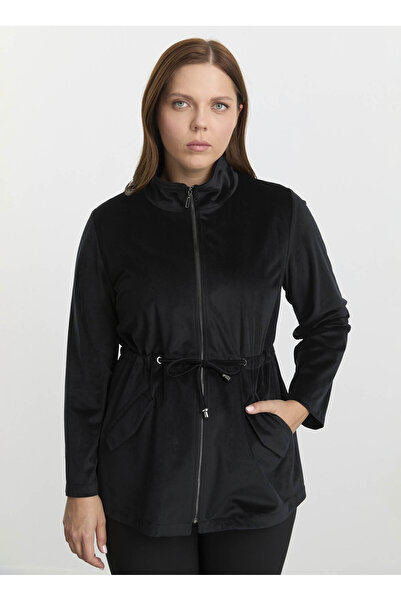 Selen Normal Siyah Kadın Ceket 25KSL1532