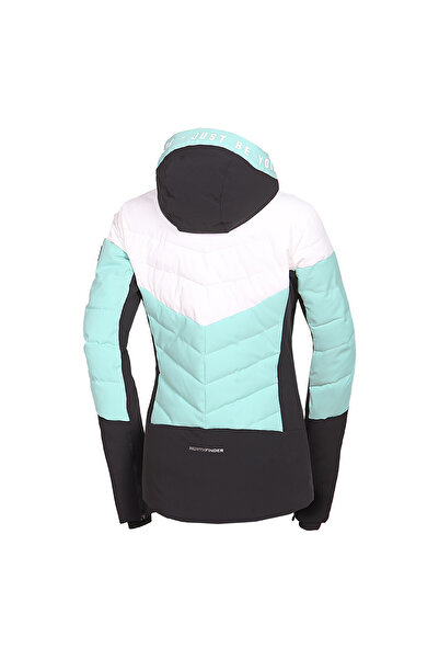 NORTHFINDER Women's quilted insulated ski jacket NANETTE lightgreen