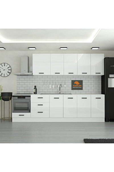 Yurkan 290 cm Mutfak Dolabı MDF Kapak Tezgah Dahil YRKN290 97