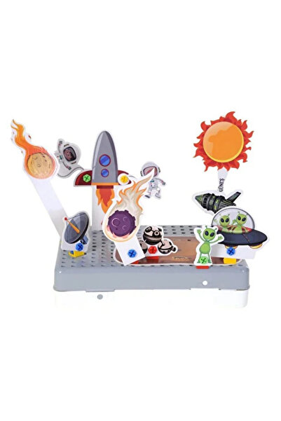 welcomein Toy Educational Activity Mentossori 3D Educational Drill Take Apart Puzzle Set Space Series