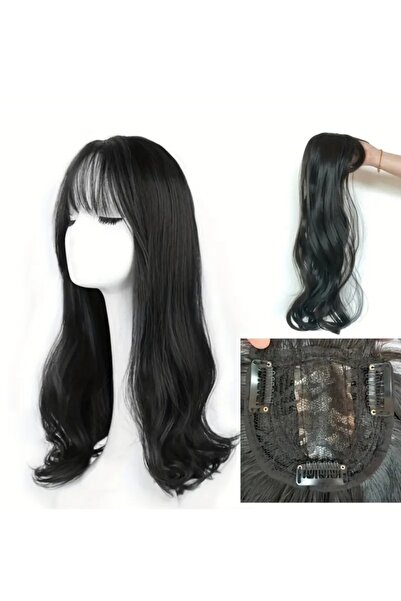 BBS Uzun Dalgalı Kaküllü Sentetik Peruk – Doğal Görünümlü Kadın Peruk