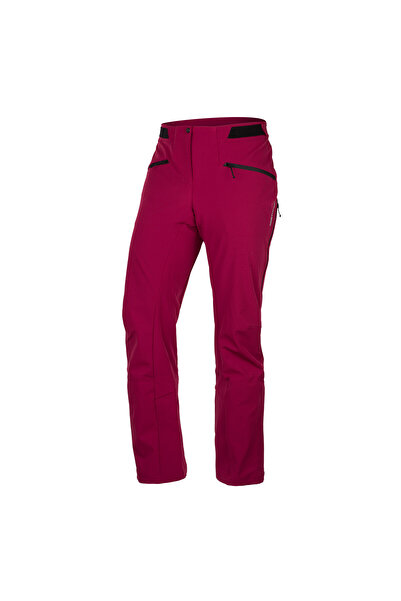 NORTHFINDER Pantaloni softshell de ski pentru femei 3L AMARIS XS cherry