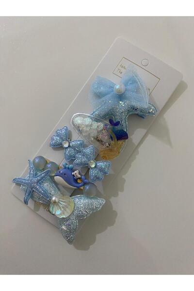 RSTM Rsm Boutique 5 Pieces Colorful Mermaid Hair Clip