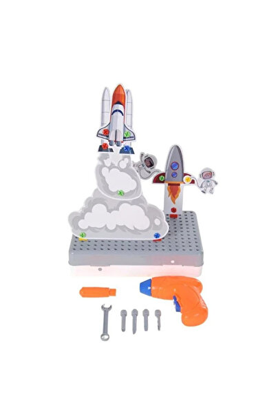 welcomein Toy Educational Activity Mentossori 3D Educational Drill Take Apart Puzzle Set Space Series