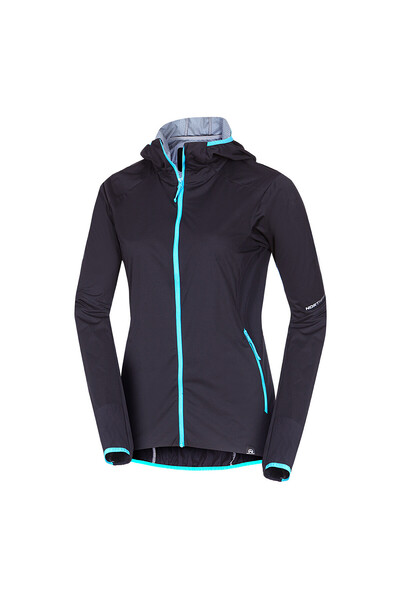 NORTHFINDER Geacă ușoară multisport hibridă de trekking pentru femei 2.5L KENDRA neagră