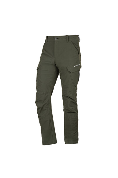 NORTHFINDER Pantaloni cargo trekking pentru bărbați NO-5035OR KUBA verde închis