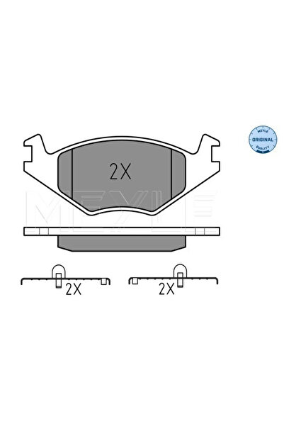 MEYLE Set Placute Frana Frana Disc Punte Fata Vw Golf 1/Golf 2/Golf 3 1976-2010