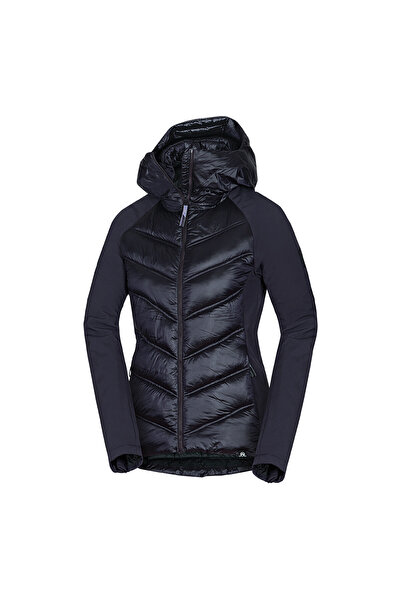 NORTHFINDER Geacă hibridă izolată pentru femei cu componente softshell RITA neagră