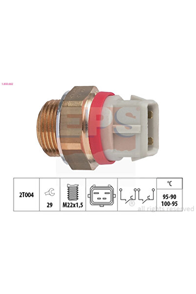 Eps Comutator Temperatura, Ventilator Radiator Ford Mondeo Ii (bap) 1996-2000 Benzina