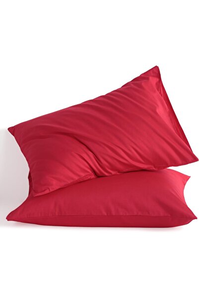 İz Home Premium Pillowcase Set |   2 Pieces |   Model with Cover |   7 Colors |   Cotton Fabric |   50X70 cm Net Size