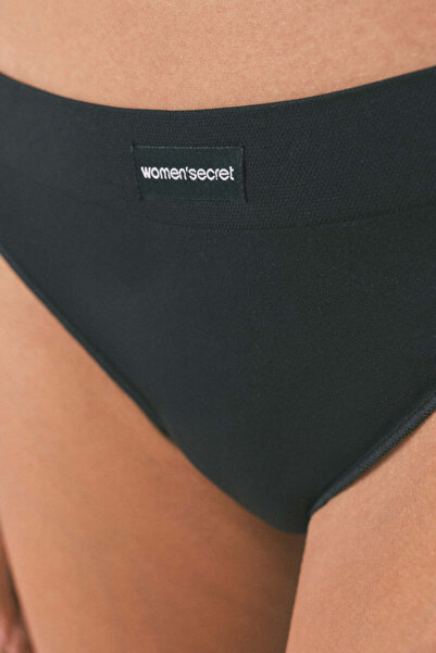 Women'secret Classic seamless black panty