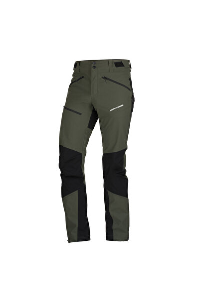 NORTHFINDER Men's outdoor windproof performance softshell 3L pants GINO black...