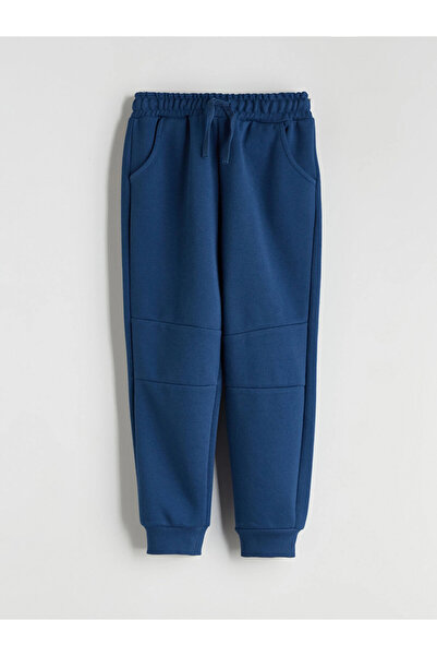 LC Waikiki Παιδικό ανδρικό παντελόνι LCW Indigo με ελαστική μέση