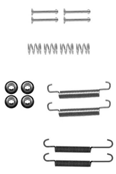 TEXTAR Set Accesorii Saboti Frana Parcare Hyundai I30 Kia Carens 1 Microbus/C...