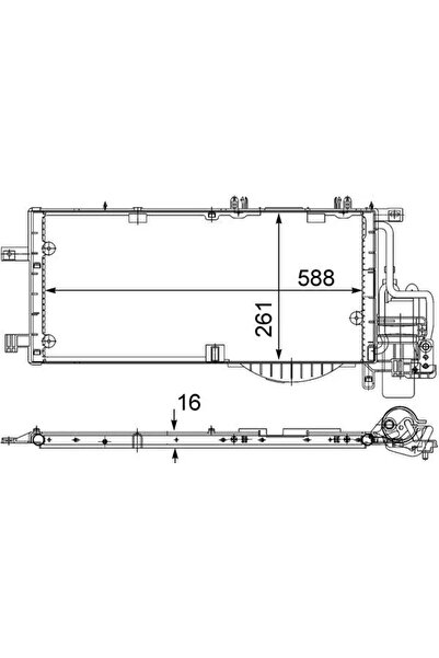 MAHLE Condensator Climatizare Opel Combo Autoutilitara/Limuzina Spatioasa/Combo