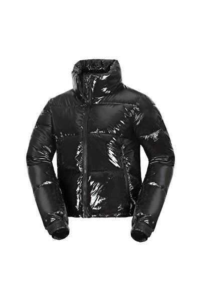 NORTHFINDER Geacă izotermă crop la modă pentru femei BU-6368SP, neagră, MADILYNN