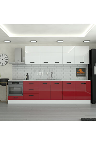 Yurkan 315 cm Mutfak Dolabı MDF Kapak Tezgah Dahil YRKN315 101
