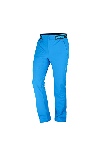 NORTHFINDER Pantaloni elastici pentru bărbați DEAN albastru deschis