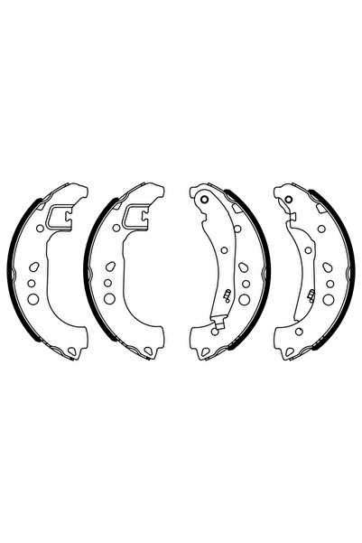 Bosch Set Saboti Frana Audi A1 Seat Arona/Ibiza 5