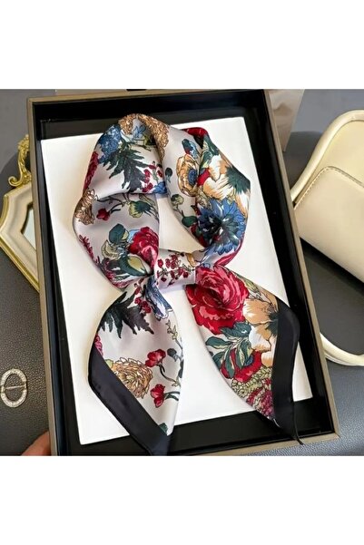 Dgt Luxury Eșarfă, eșarfă 70x70, inspirată de primăvara, protecție solară, re...