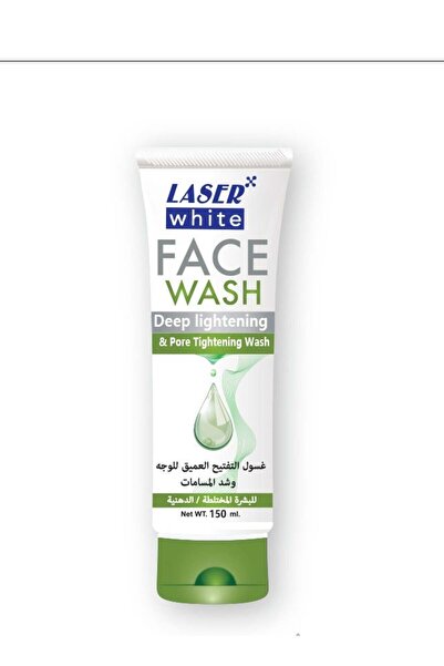 LASER WHITE غسول الوجه لتفتيح البشرة بعمق وتضييق المسام 150 مل