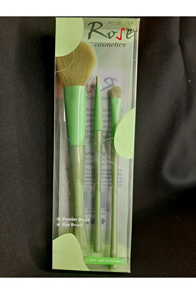 MRYart فرشاة مكياج روز جرين 3 قطع