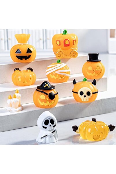 Generic Halloween decoration 10pcs halloween Miniature Figurines Ornaments - ...
