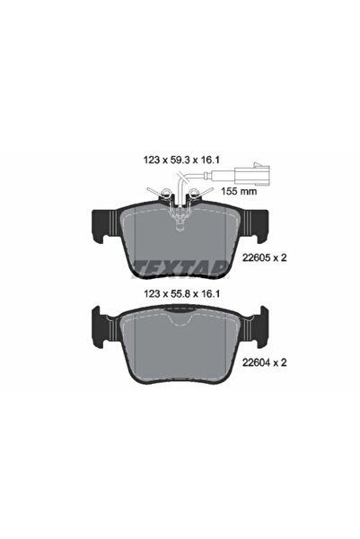 TEXTAR Set Placute Frana Frana Disc Alfa Romeo Giulia/Stelvio Maserati Ghibli...