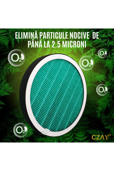 CZAY HEPA Filter Electric Ashtray CZAY®, Purifies the Air, Vacuums Smoke, Odor, Bacteria, Clean Air, Healthy