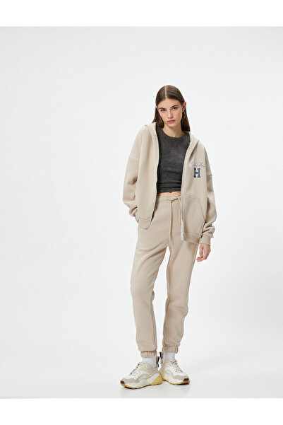 Koton Γυναικεία Μπεζ Φούτερ