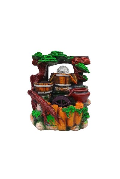 velve Fantana electrica Small Village, din rasina, 22x27 cm