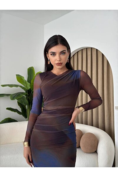 EtikaOnline Chanel Streç Tül Astarlı Elbise