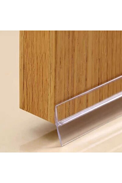 SHOPIENS Door Anti-Draft Strip, 91 cm, Transparent PVC, Adjustable