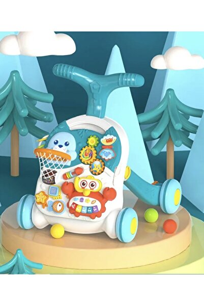 Selgot Educational Walker 2 in 1 for Children, White/Blue, JNS-781000