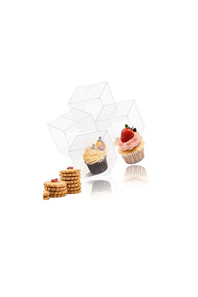 Generic Sweet seven 50 Pcs 2x2x2 in Clear Plastic Favor Boxes, for Birthdays, Weddings, Mother's Day, Gifts