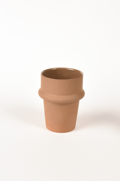 RUQ Ceramics Kahverengi Filtre Kahve Bardağı – 125 ml Stoneware – 1 Adet